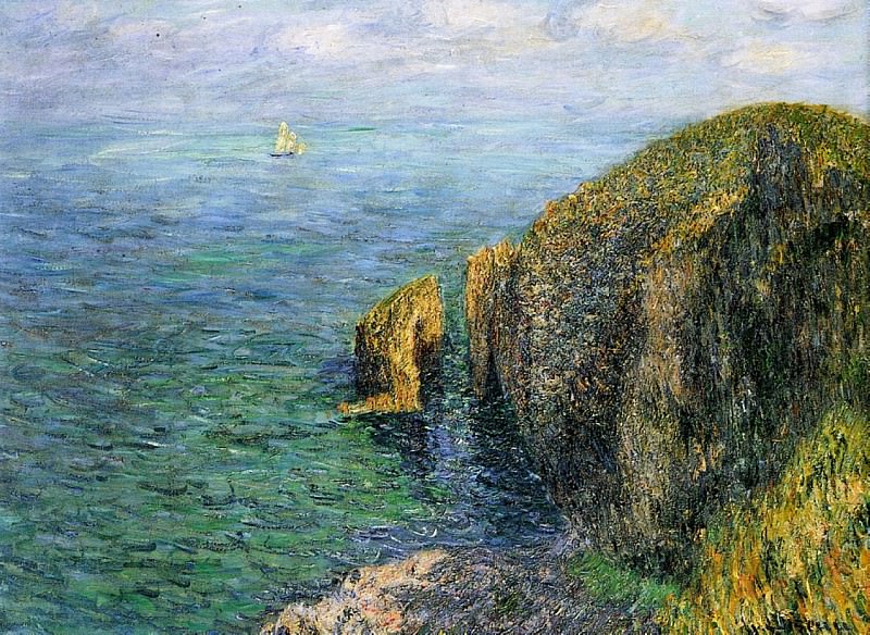 La Banche Haute Mer Cap Frehel 1906. Gustave Loiseau