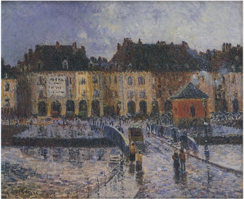 Fish Market at the Port of Dieppe 1903. Gustave Loiseau