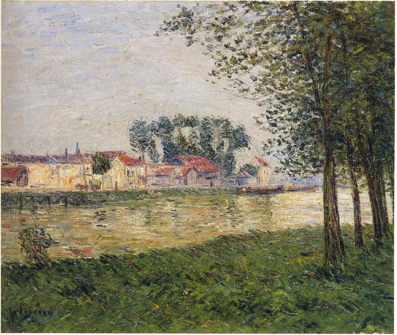 By the Oise at Parmain 1898. Gustave Loiseau
