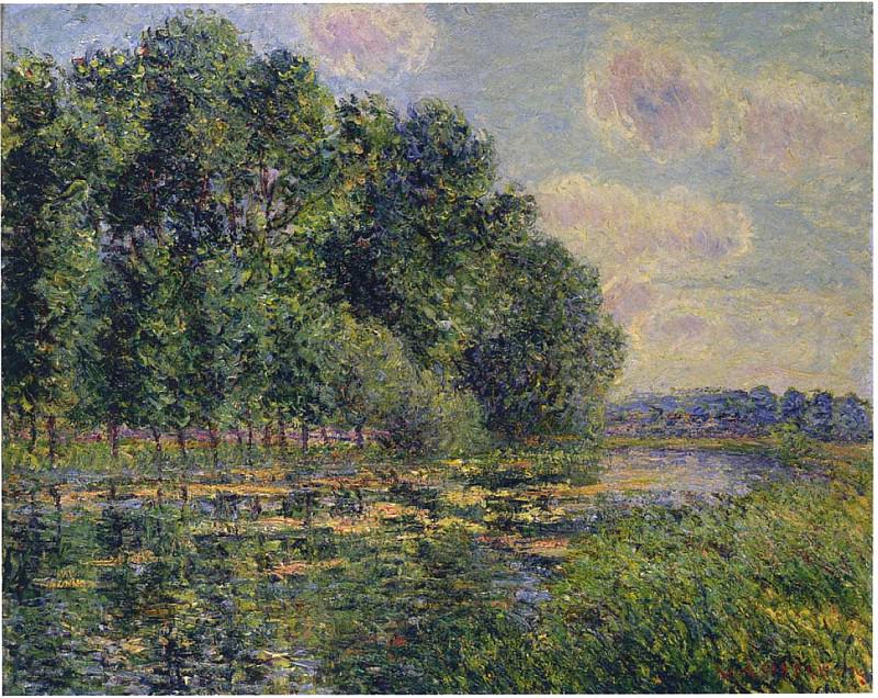 By the Eure River in Summer 1902. Gustave Loiseau