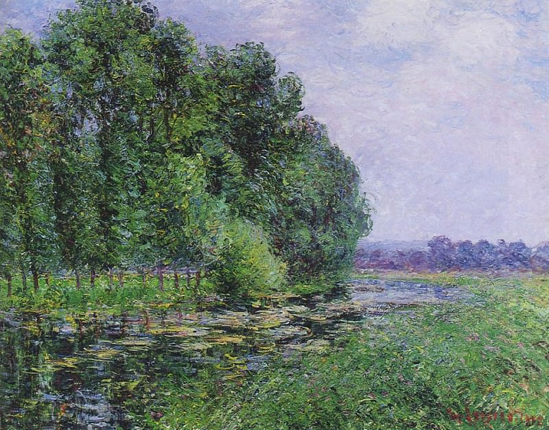 By the Eure River in Summer 1902. Gustave Loiseau