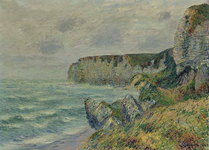 Cliffs at Saint Jouin 1908. Gustave Loiseau
