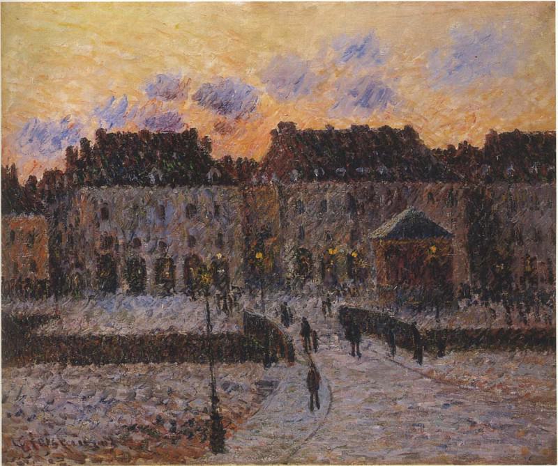 Fish Market at the Port of Dieppe 02 1903. Gustave Loiseau