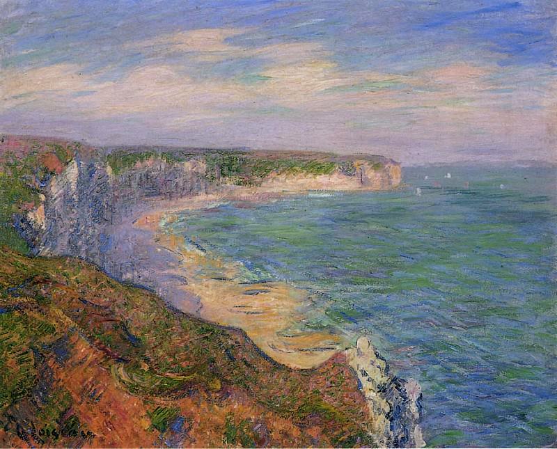 Cliffs at Fecamp in Normandy 1920. Gustave Loiseau