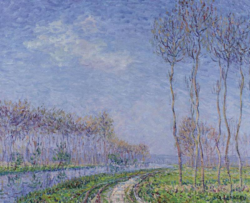 Trees by the River. Gustave Loiseau