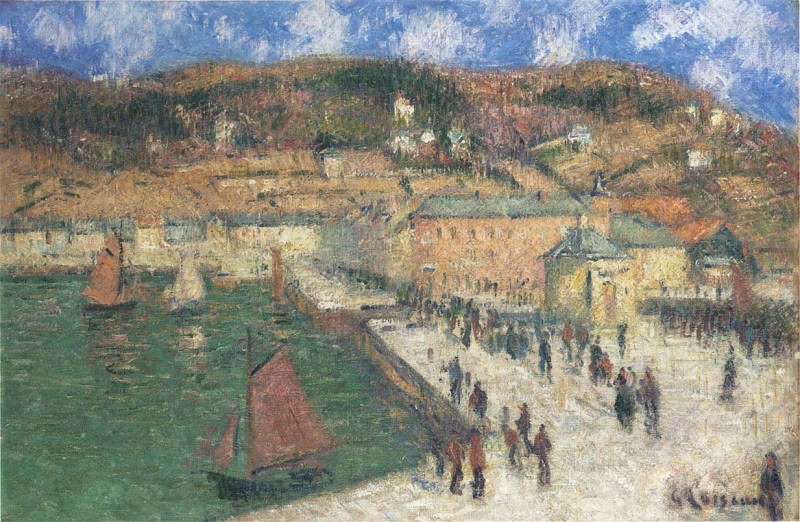 Grand Quay Fecamp. Gustave Loiseau