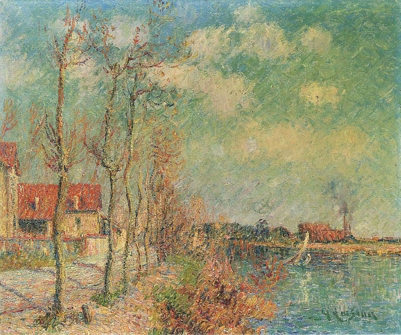 By the Oise River. Gustave Loiseau