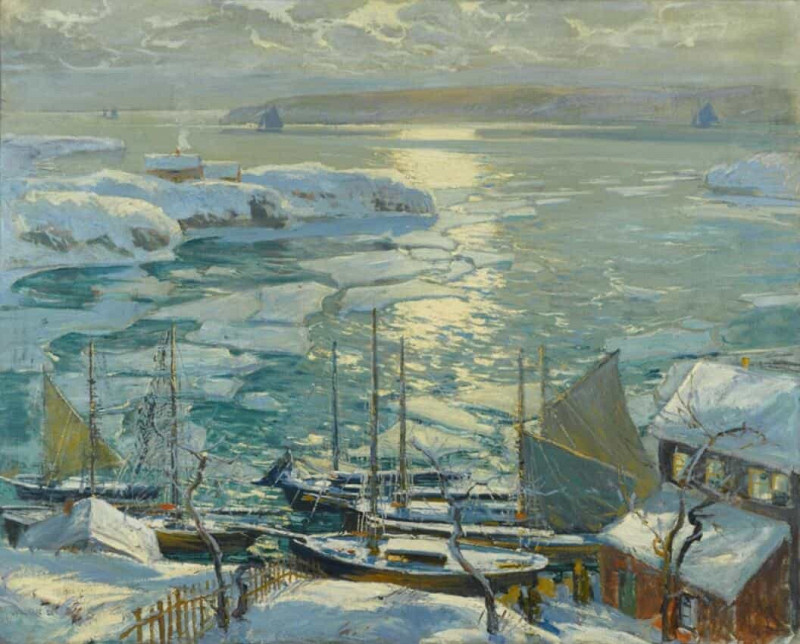 The Old Ships Draw to Home Again. Jonas Lie