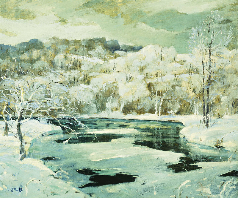 Frosted Trees. Jonas Lie