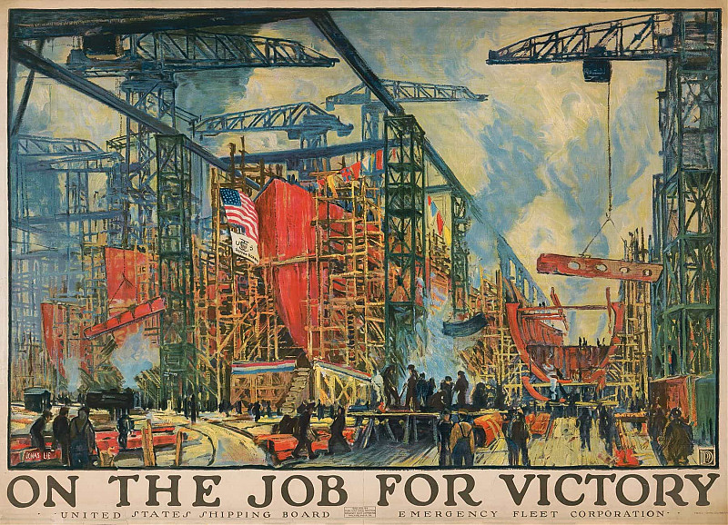 On the job for victory. Jonas Lie