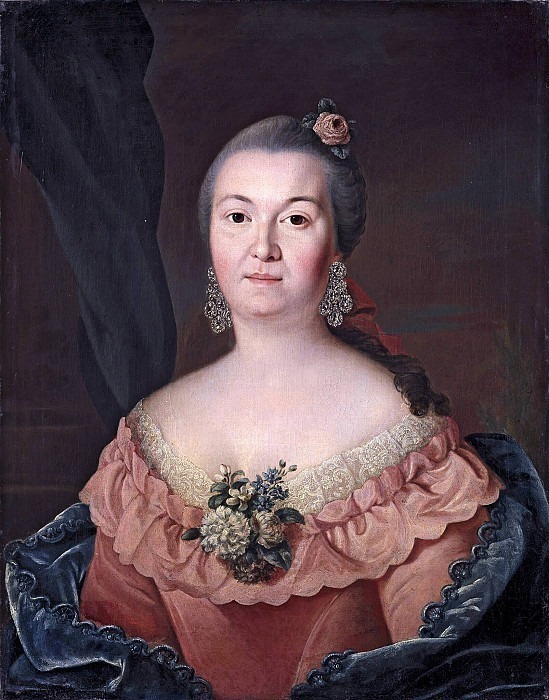 Portrait of Anna Ivanovna Yankova. David Lüders