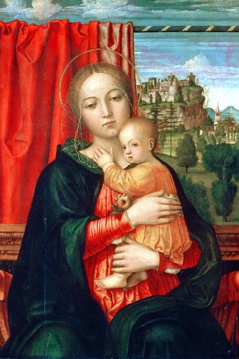 Virgin and child. Filippino Lippi