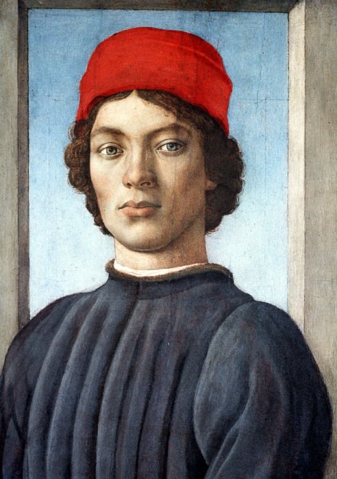 Portrait of a youth. Filippino Lippi