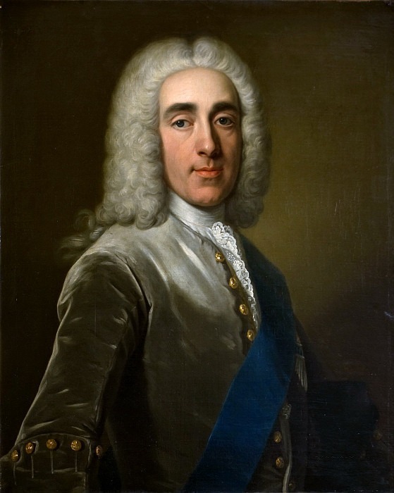 Portrait Of 4th Earl Of Chesterfield ( 1694-1773 ). Jean Baptiste van Loo