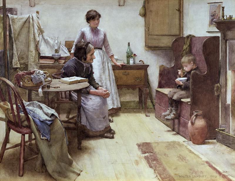 The Orphan. Walter Langley