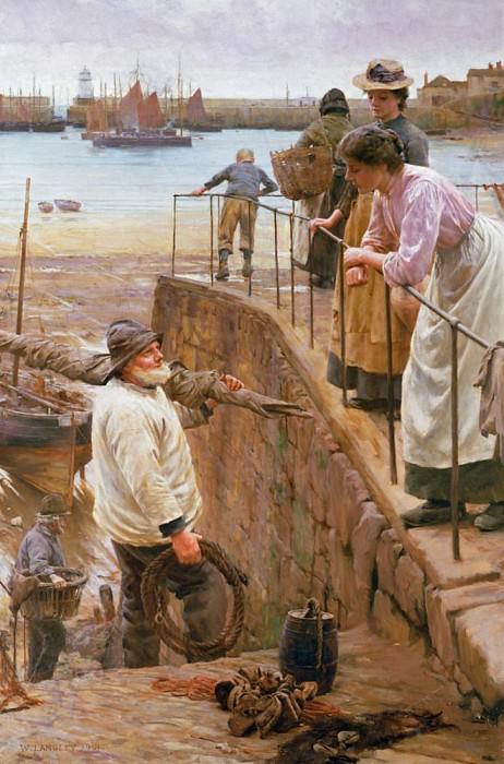 Between the Tides. Walter Langley