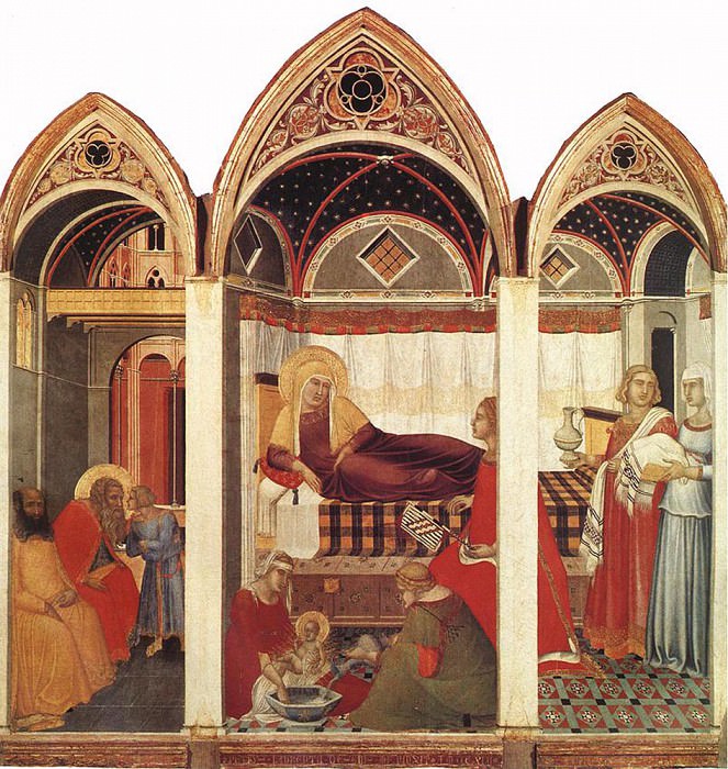 The Birth Of Mary. Pietro Lorenzetti