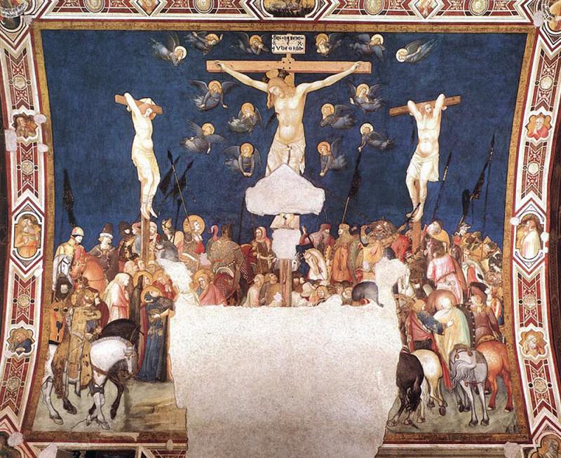 Crucifixion. Pietro Lorenzetti