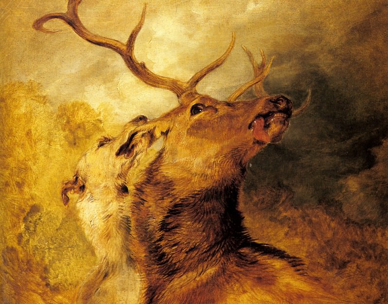 Sir Edwin Henry Stag And Hound. Sir Edwin Henry Landseer