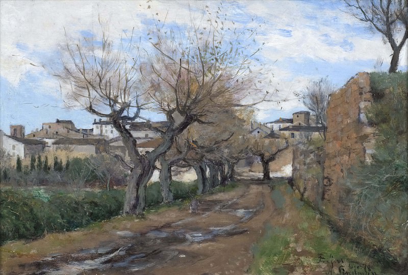 A Street in Fréjus. Axel Lindman