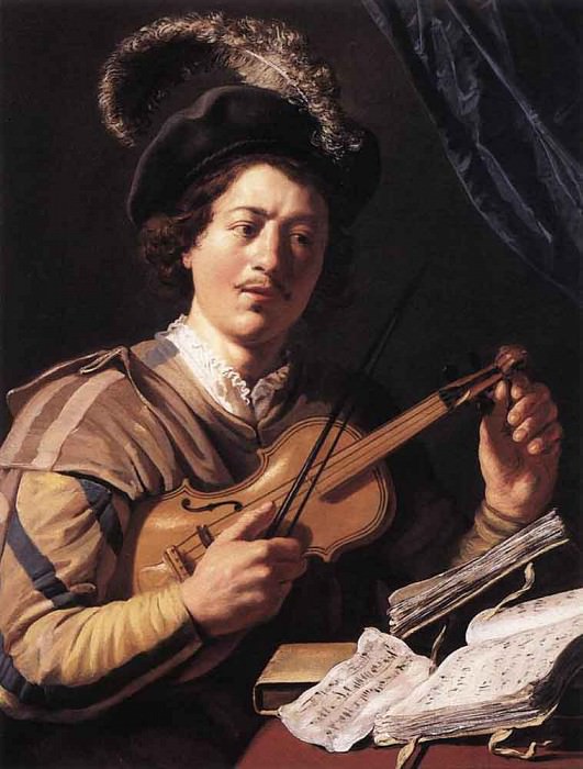 The Violin Player. Jan Lievens