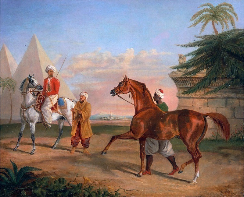 Mameluke purchasing an Arabian stallion. George Henry Laporte