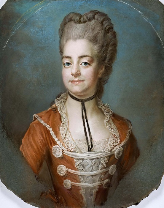 Kristina Augusta von Fersen (1754-1846), spouse of Fredrik Adolf Löwenhielm. Gustaf Lundberg (School)