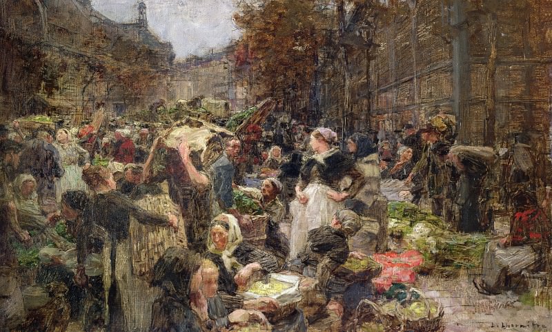 Центральный рынок в Париже