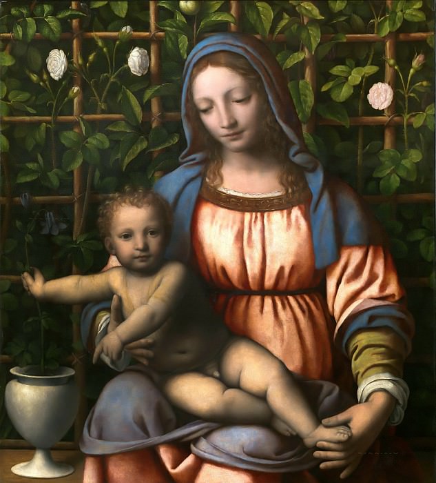 Madonna del Roseto. Bernardino (Bernardino de Scapis) Luini