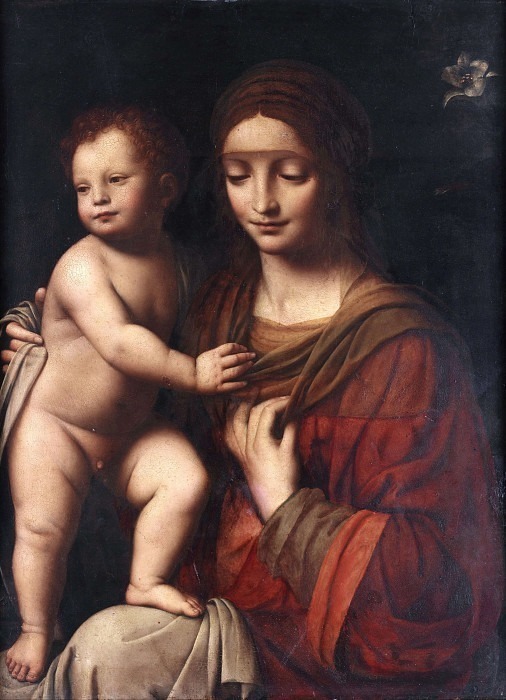 Мадонна с младенцем. Бернардино Луини