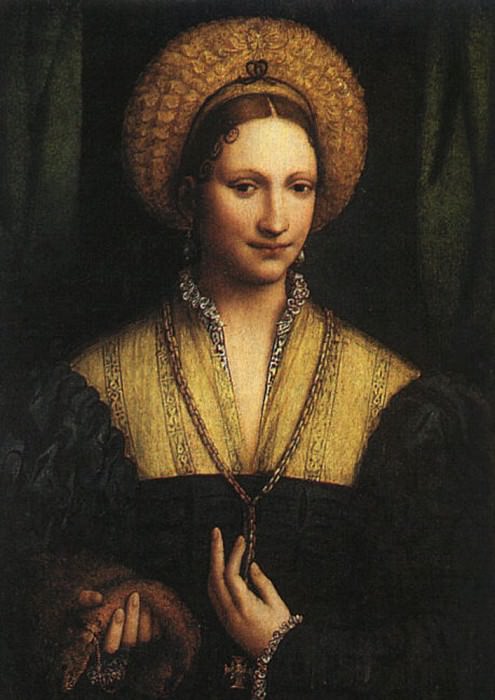 Портрет дамы, 1525. Бернардино Луини