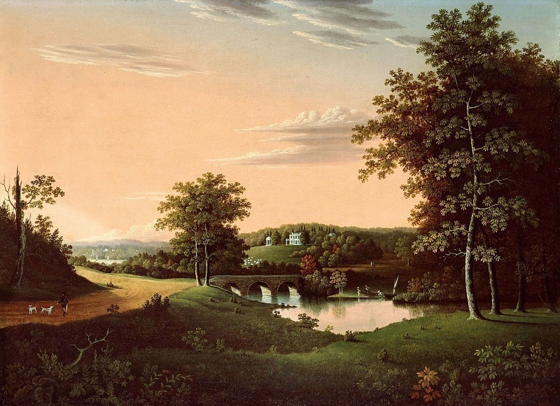 Point Breeze, the Estate of Joseph Napoleon Bonaparte at Bordentown, New Jersey. Charles Lawrence (Attributed)