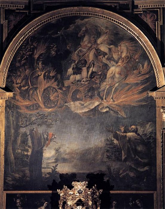 VALDES LEAL Juan de Ascension Of Elijah. Хуан де Вальдес Леаль
