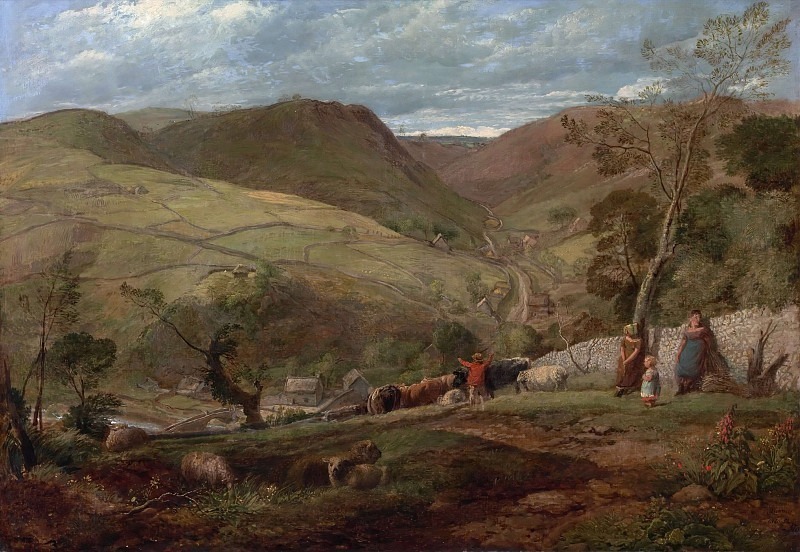 Hanson Toot, View in Dovedale. John Linnell