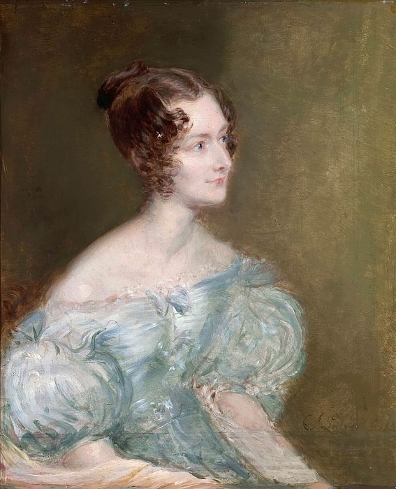 Portrait of a Woman, Probably Mrs. Price of Rugby. John Linnell
