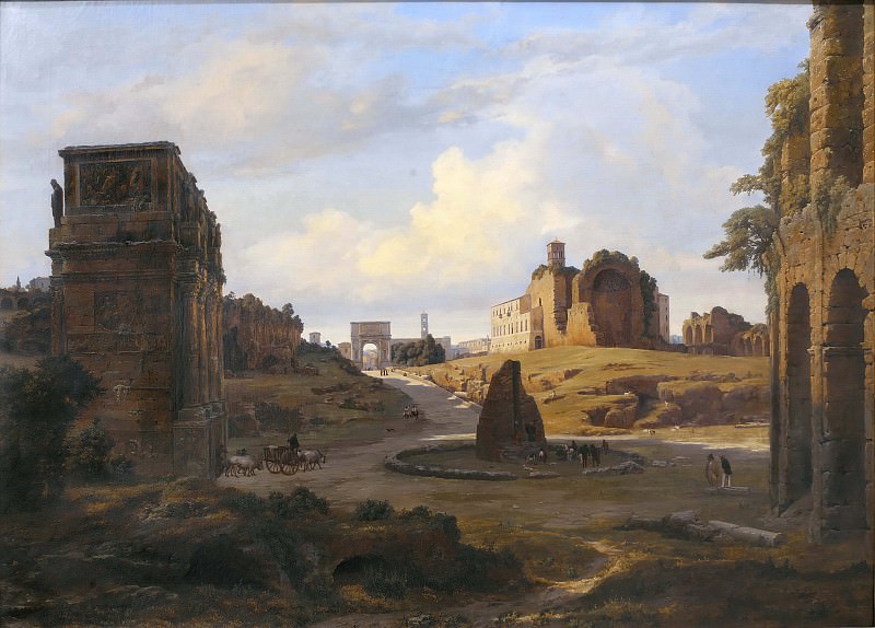 View towards Forum Romanum from the Colosseum. Thorald Lassoe