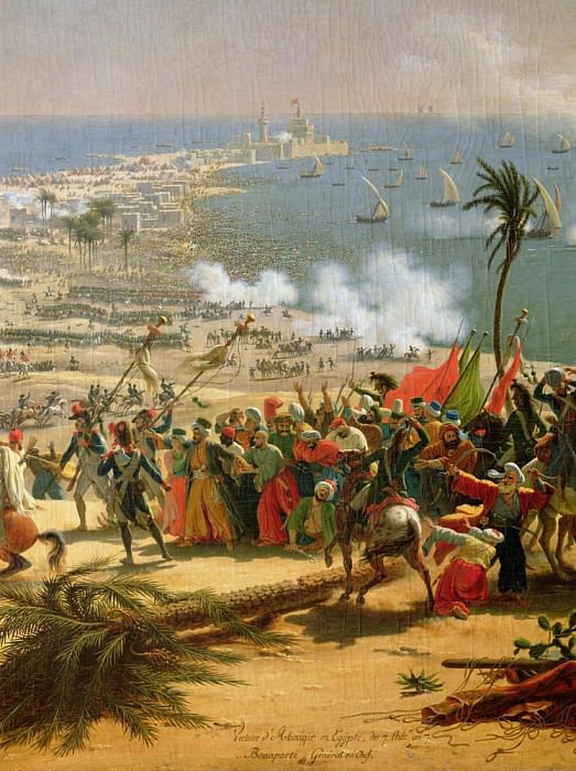 The Battle of Aboukir 25th July 1799. Louis Lejeune
