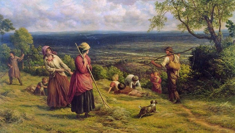Косари 1862. James Thomas Linnell (The Haymakers)