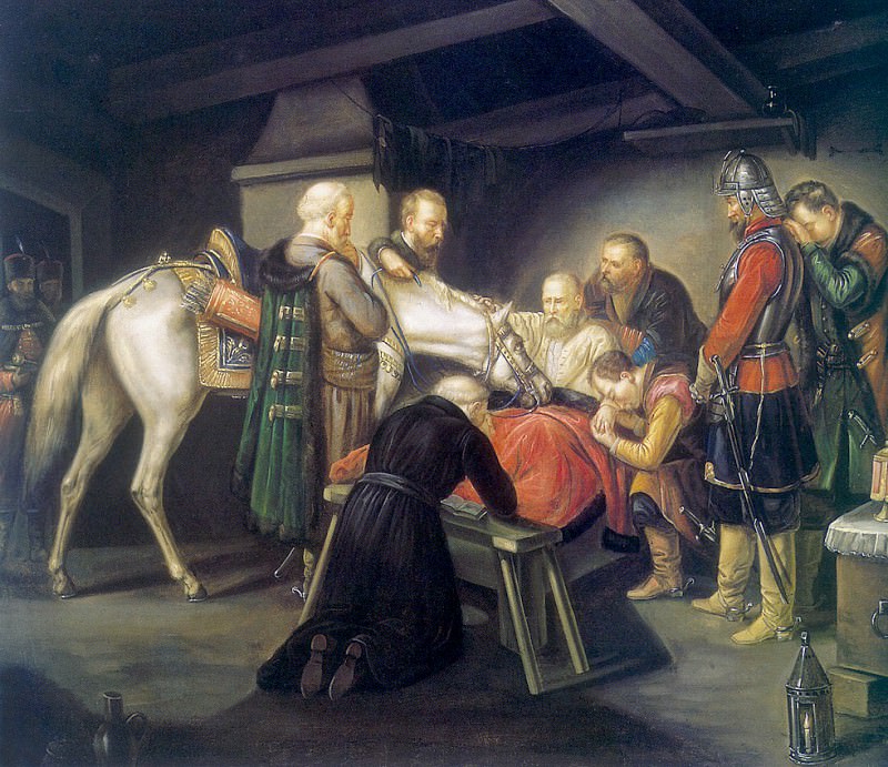 am-Leopold Loefler Death of Czarniecki. Леопольд Лёфлер
