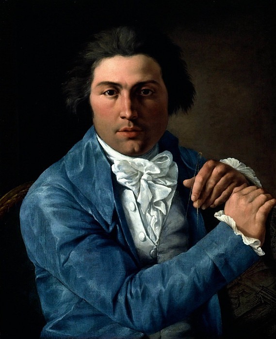 Portrait of the Architect Giuseppe Valadier. Pietro Labruzzi