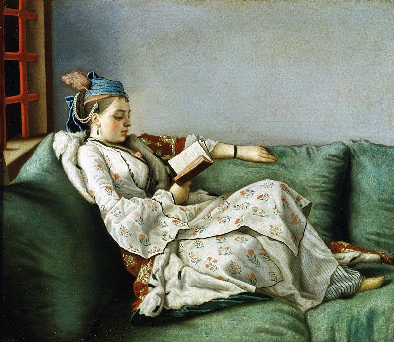 Ritratto di Maria Adelaide di Francia vestita alla turca. Jean Etienne Liotard