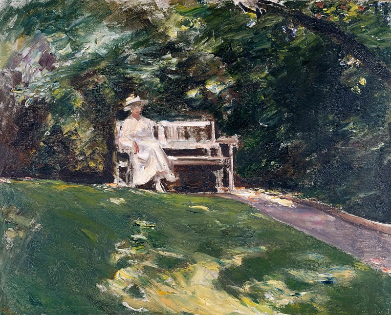 The Garden Bench. Max Liebermann
