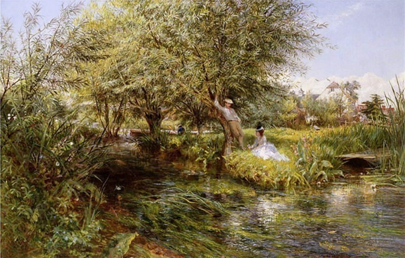 The Trysting Place. Charles James Lewis