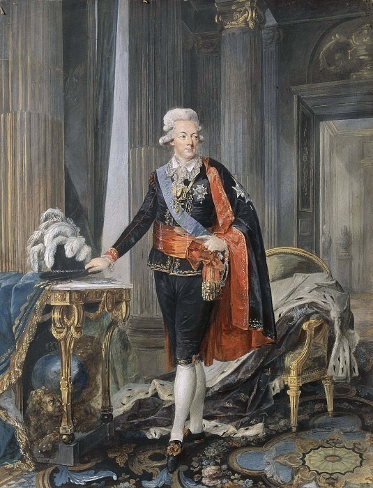 Король Швеции Густав III. Никлас Лафренсен