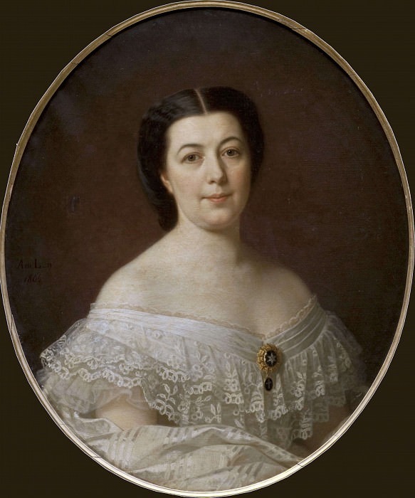 Oscara Fredrica Leopoldina Wahlström , wife of wholesaler, mill owner and banker Joseph Nathanael Michaëli, Amalia Lindegren