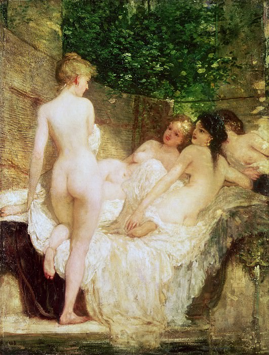 After the Bath 1880. Karoly Lotz