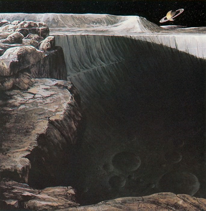 A Collapse Pit on Iapetus. Pamela Lee