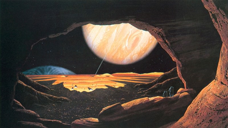 Лавовая пещера на Ио, спутнике Юпитера. Памела Ли