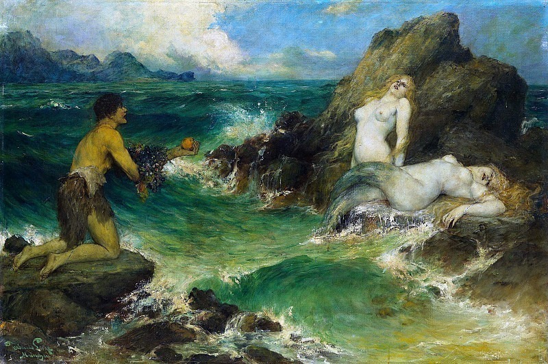 Mermaids. Ferdinand Leeke