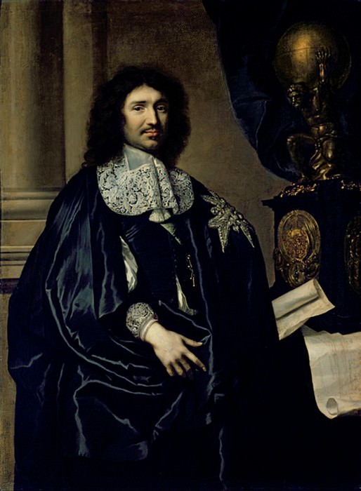 Portrait of Jean-Baptiste Colbert de Torcy (1619-1683). Claude Lefebvre